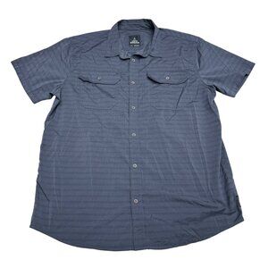 prAna Men's Cayman SS Button-Up Shirt, Size L